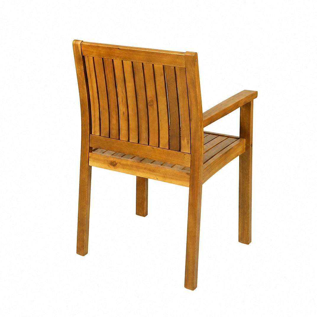 7-Piece Acacia Wood Outdoor Dining Set