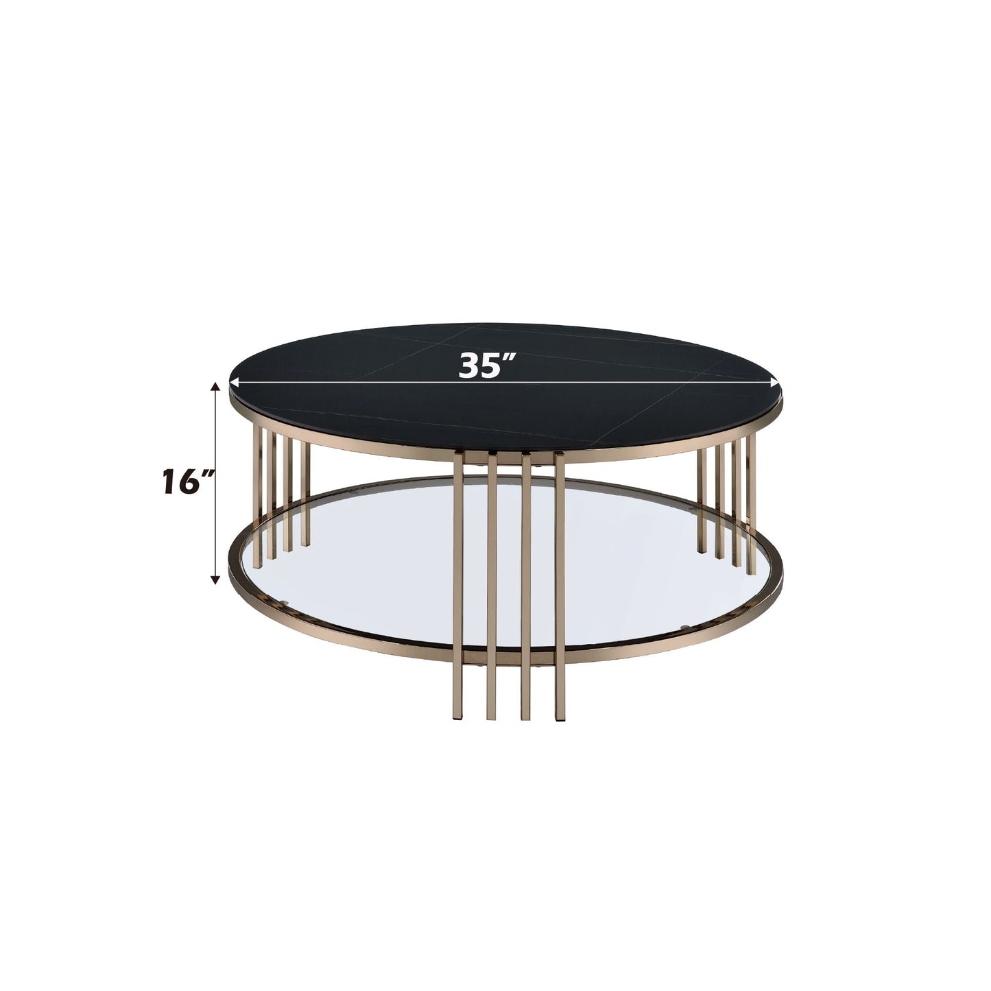 Abisha - Sintered Stone Top Round Tables