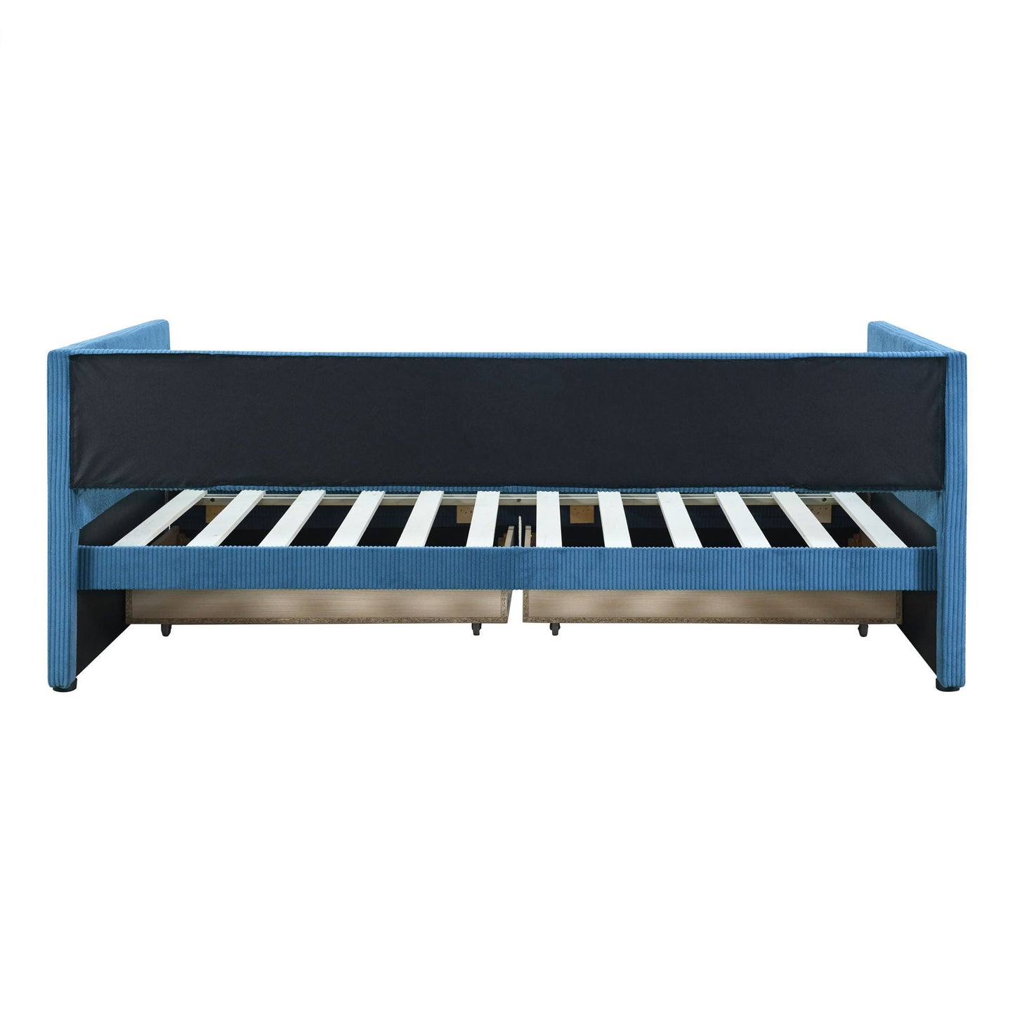 Daybed With Two Drawers And Wood Slat