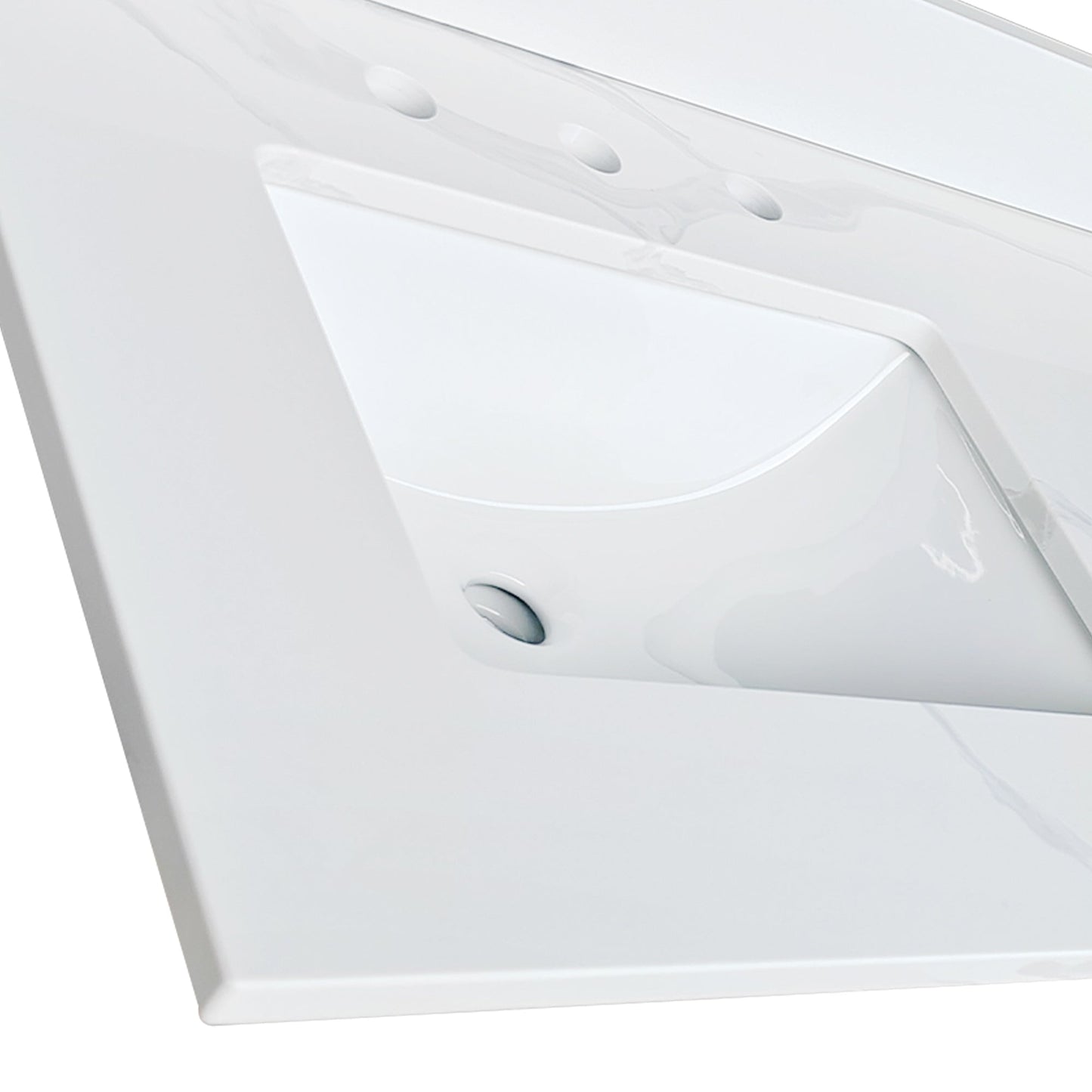 61-Inch Quartz Double Bathroom Vanity Top