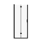 Semi Frameless Bifold Pivot Shower Door, Reversible Installation