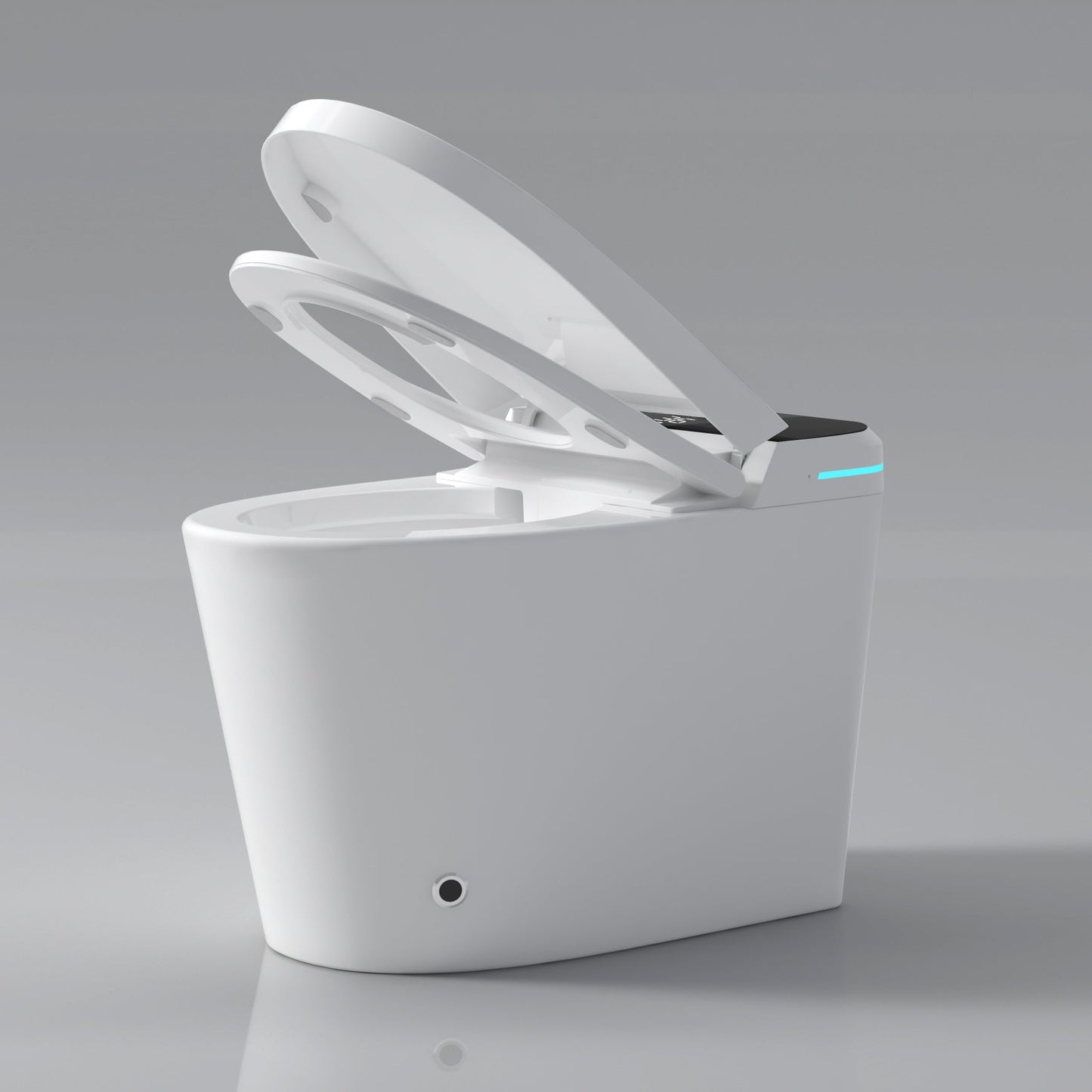 Modern Smart Toilet with Bidet Seat Built-In