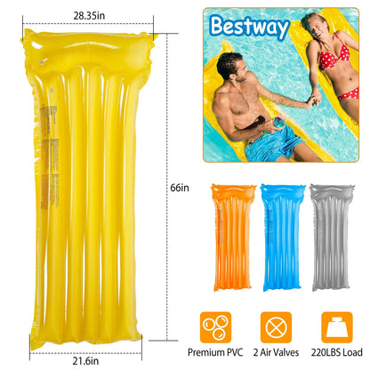 GBruno Inflatable Pool Float Raft