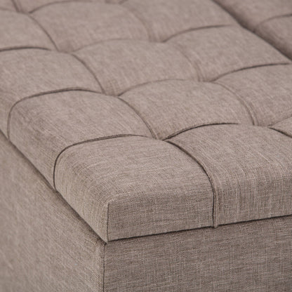 Harrison - Upholstered Coffee Table Storage Ottoman