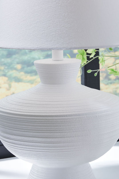 Harelwood - Poly Table Lamp - White