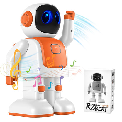 AI Dancing Robot Toy with Bluetooth Music & Voice Assistant
