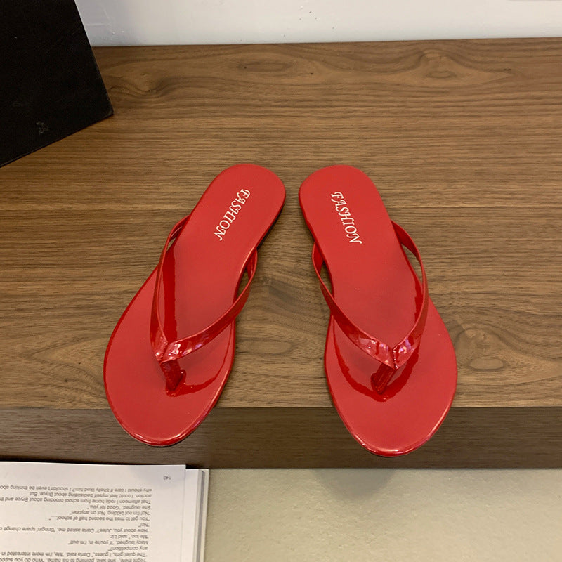 Womens Plus-size Flat Sandals For Spring And Summer