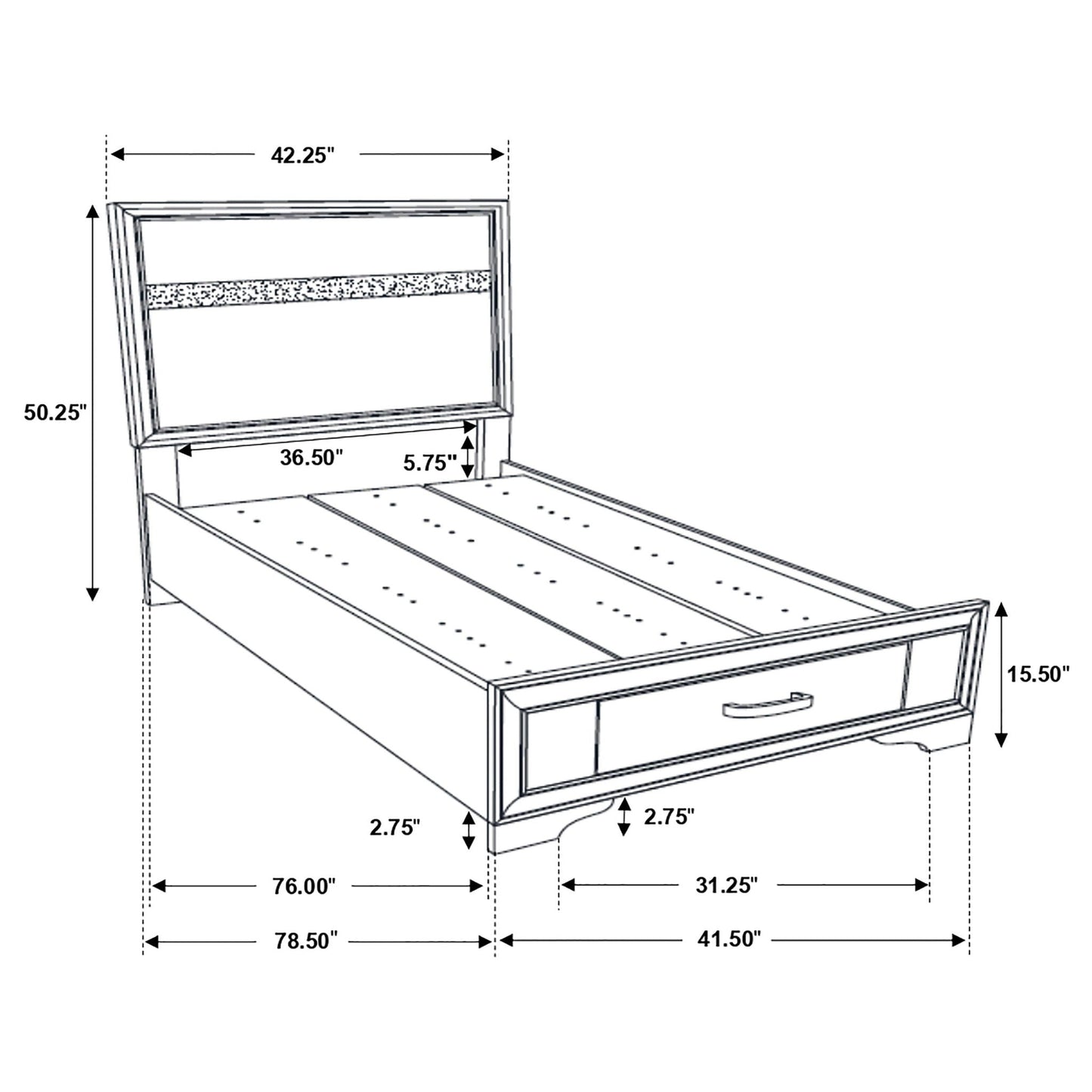 Annie - 4 Piece Bedroom Set
