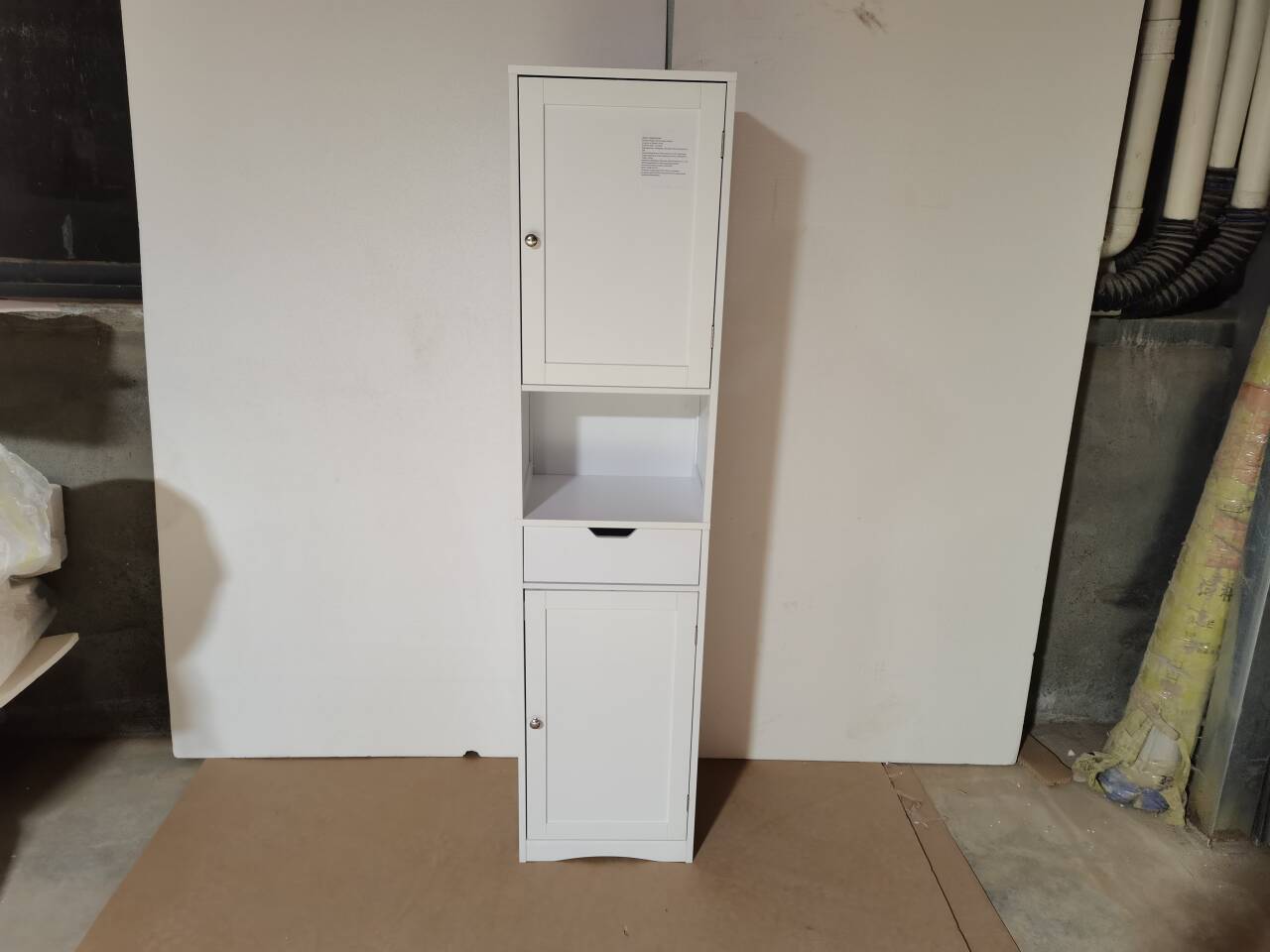 67" Tall Bathroom Cabinet with 2 Doors & 1 Drawer