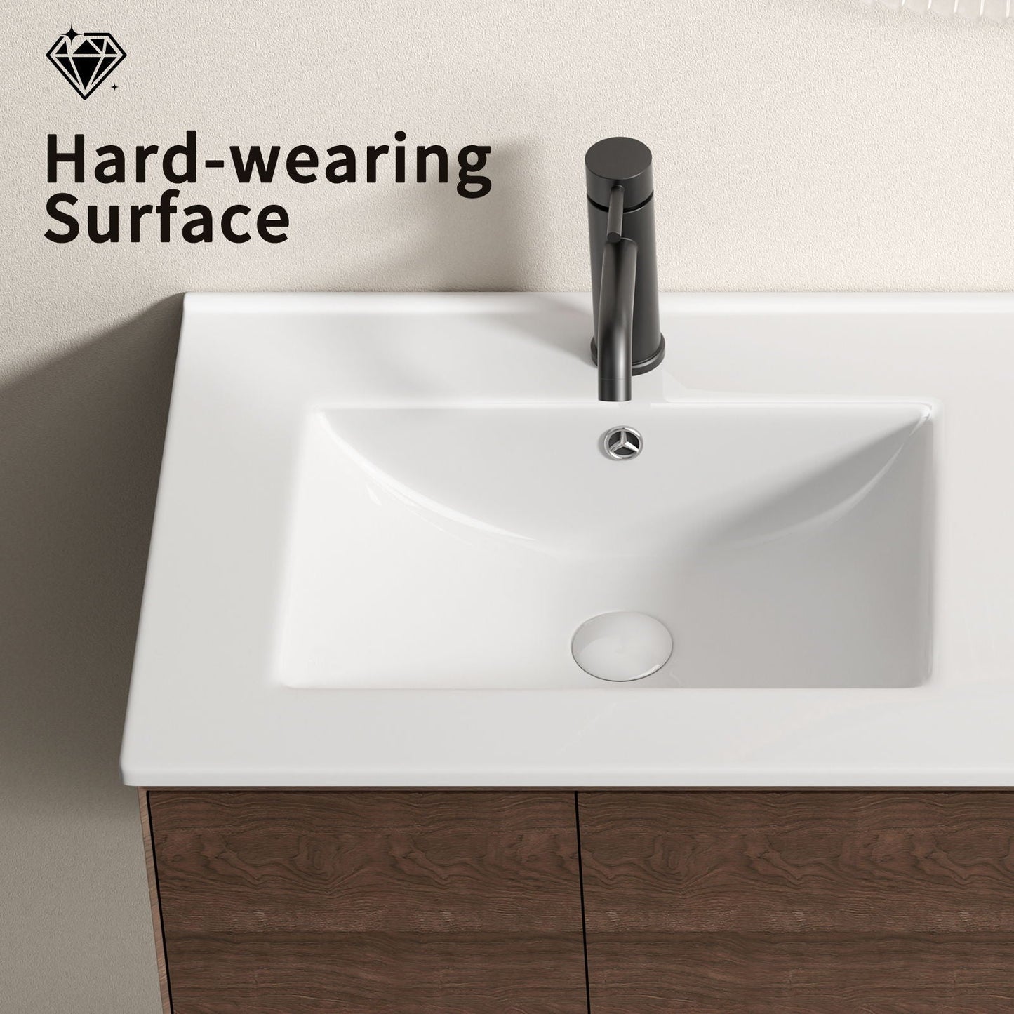 Bathroom Sink, Countertop Wash Basin For Bathroom
