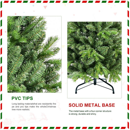 8FT Christmas Tree with 1847 PE+PVC Tips