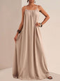 Spaghetti Strap Flowy Maxi Dress