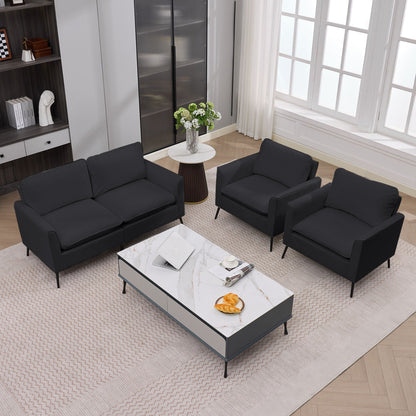 Upholstered Loveseat, For Living Room