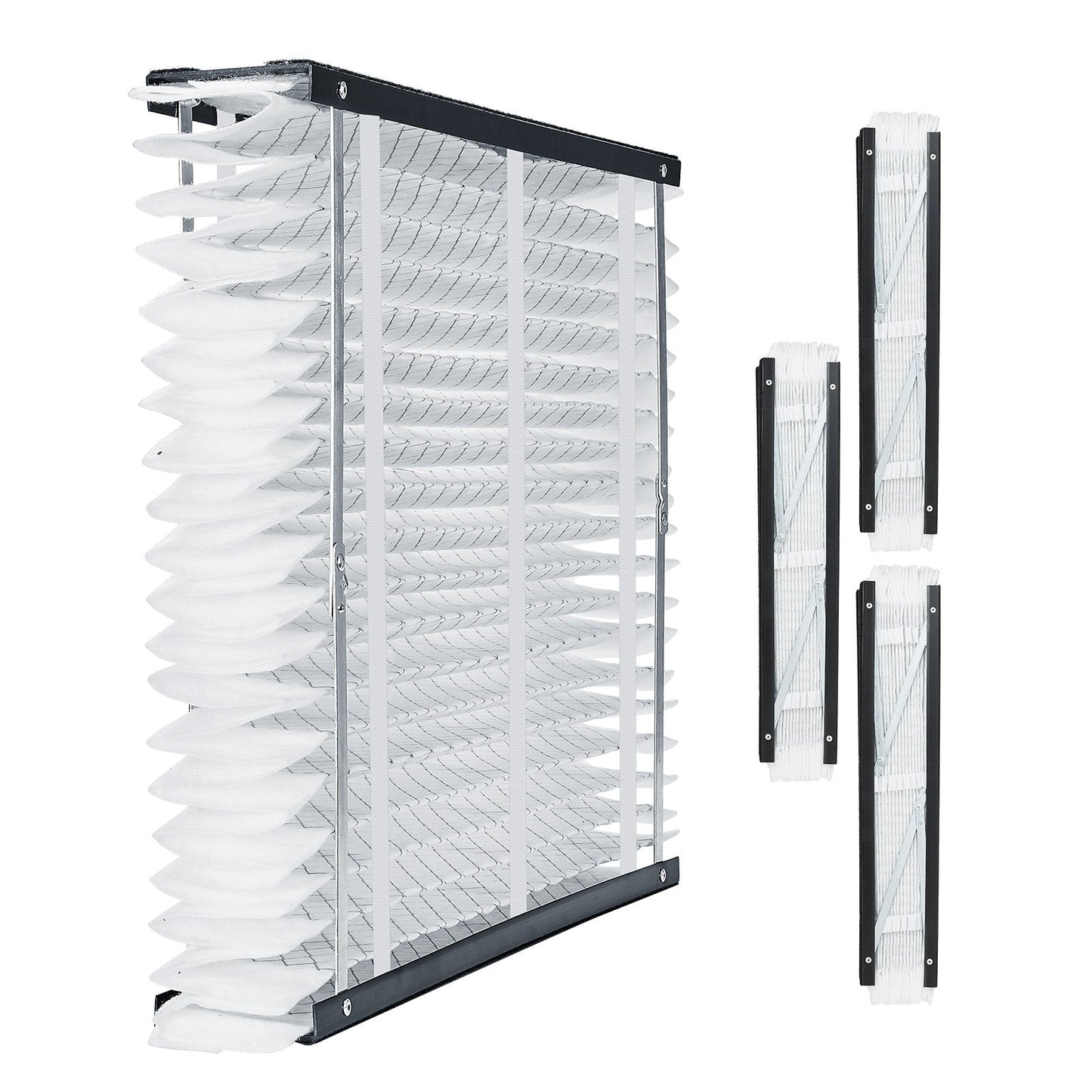 Air Filters MERV 11 Electrostatic Pleated HVAC Furnace Filter 4-Pack