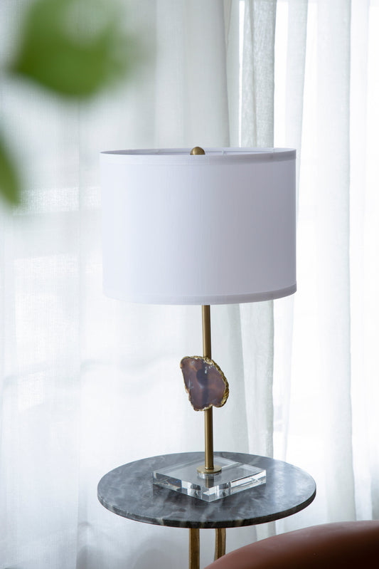 D14x25.2" Acrylic Table Lamp