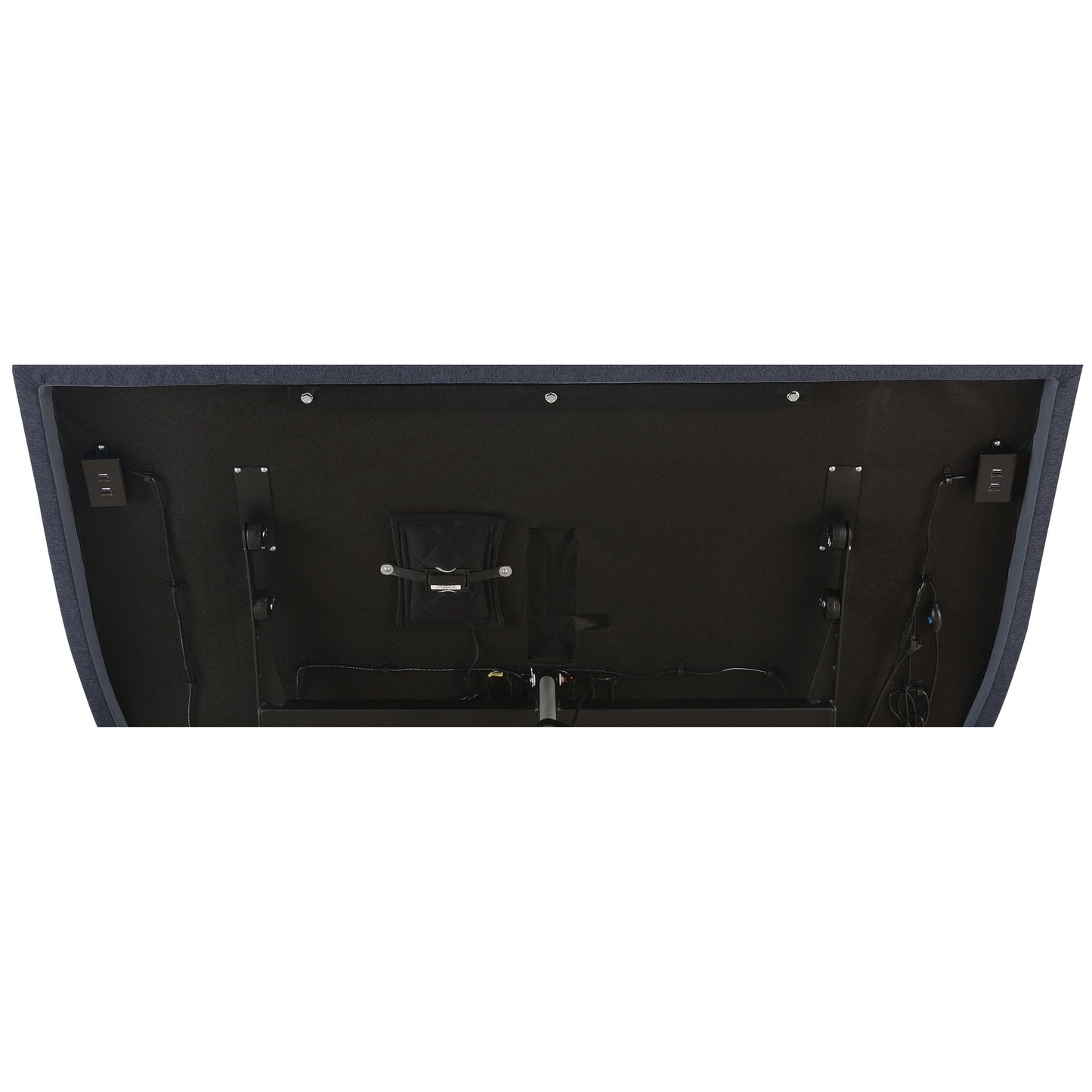 Kelven - Adjustable Bed Base With Wireless Remote And Dual Massage Motors