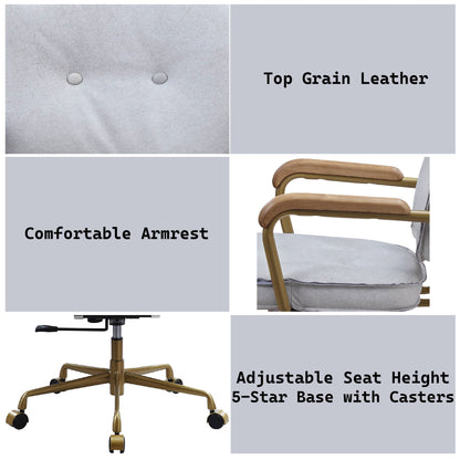 Siecross Top Grain Leather Office Chair