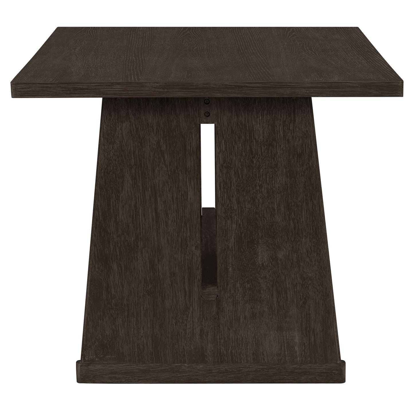 Dining Set With Rectangular Table, 4 Upholstered Chairs & 1 Padded Bench