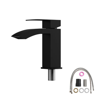 Wall Mounted Rectangular Bathroom Sink With Towel Bar