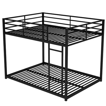 Metal Bunk Bed, Low Bunk Bed With Ladder