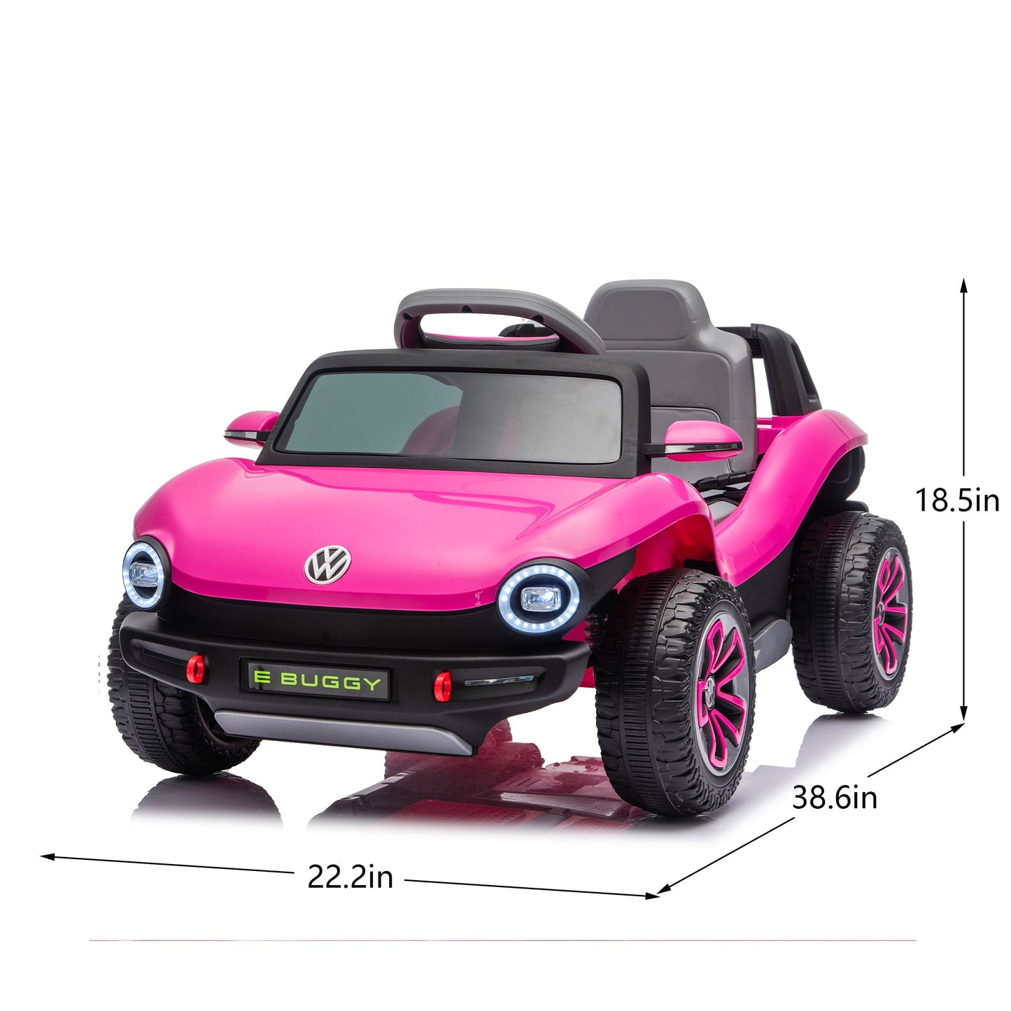 12V Licensed Volkswagen Beetle Kids Ride-On Electric Car