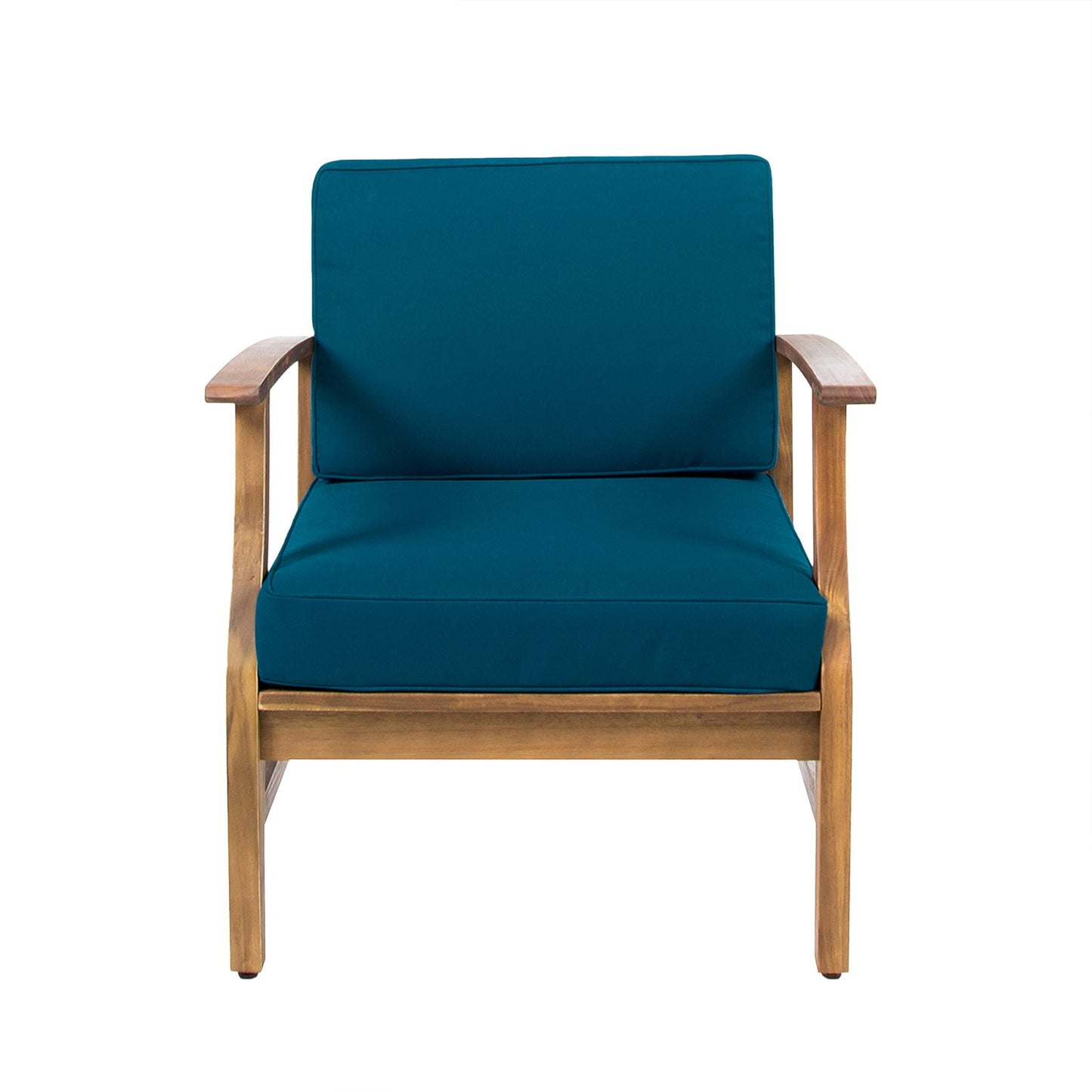 Perla Contemporary Club Chair with Water Resistant Cushion