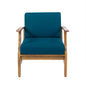 Perla Contemporary Club Chair with Water Resistant Cushion
