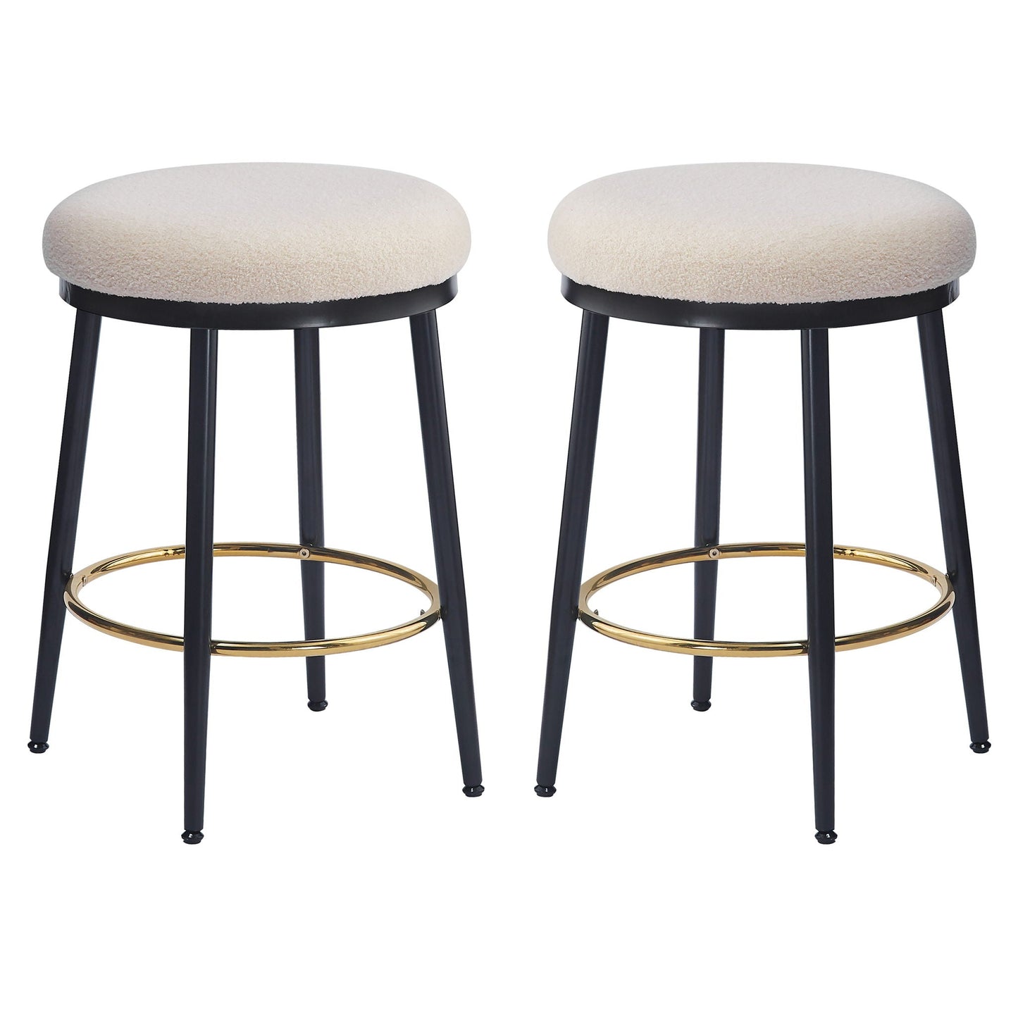 Stylish Design Counter Stools (Set of 2)