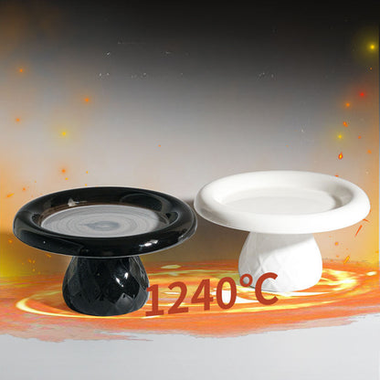 Ceramic Large-diameter Cat Bowl With Neck Protection, Not Easy To Tip Over, Cute Dog Bowl, Cat Canned Food Bowl, Snack Plate, Pet Bowl