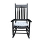 Classic Wooden Porch Rocker Chair Populus Wood Comfortable Design