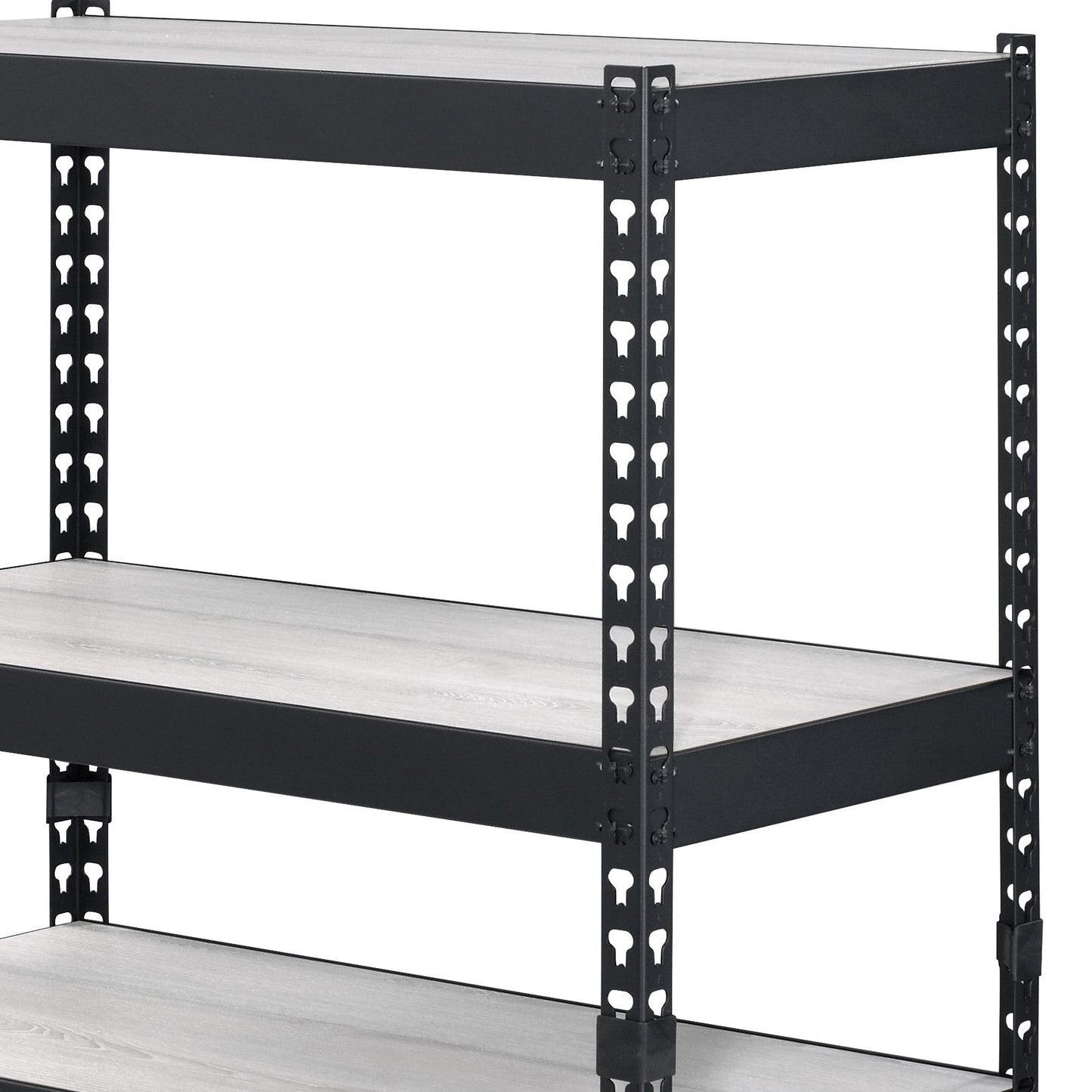 Decmus 4-Tier Industrial Bookcase
