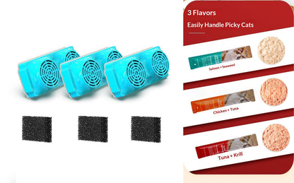 Stainless Steel Wireless Pet Water Fountain Kit