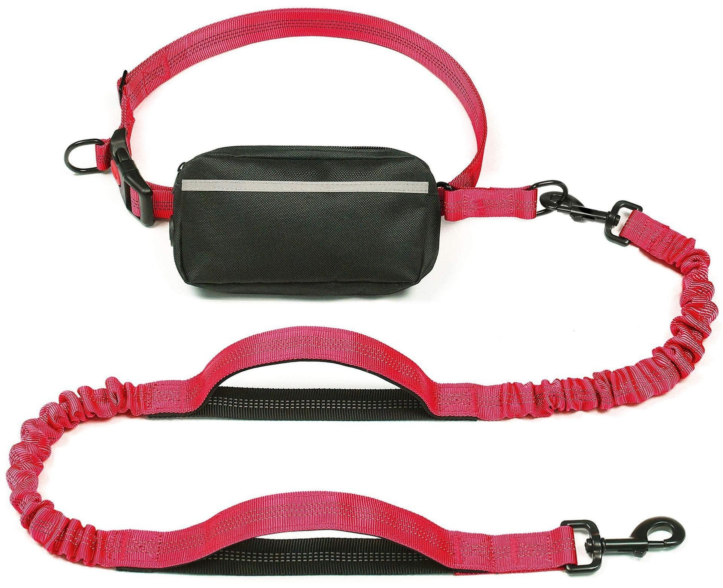2025 Cross-Border Hot-Selling Multifunctional Dog Leash Waist Bag Pet Set For Walking And Running, Nylon Reflective Traction Rope