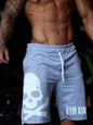 Men's Skull Drawstring Shorts