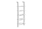 Bookshelf, Bookcase, Etagere, Ladder, 5 Tier, For Office, Marble Look Contemporary & Modern