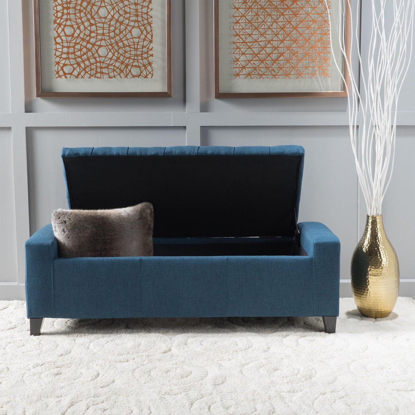 Guernsey Ottoman Storage With Tufted Top