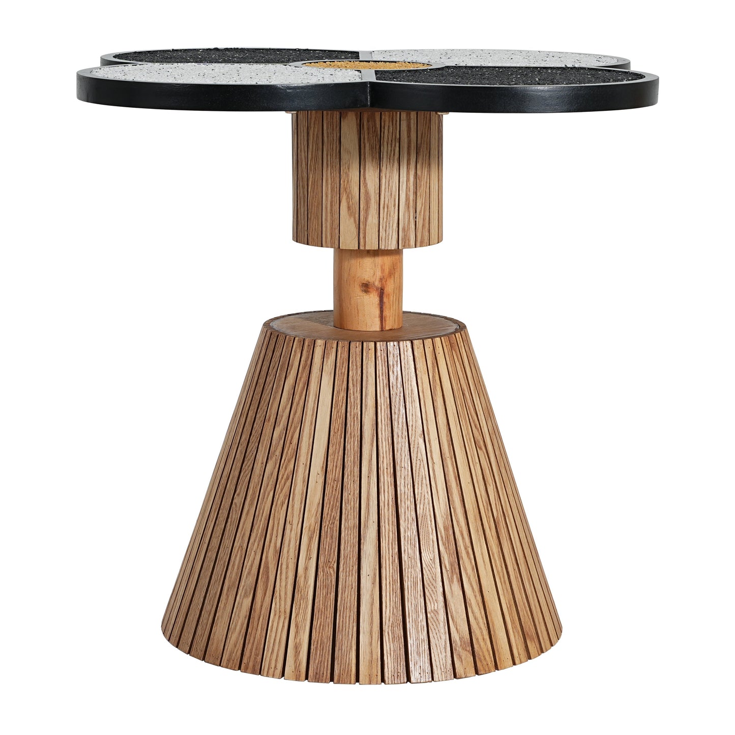 Unique Four-Leaf Clover Side Table for Living Room, Bedroom & Small Spaces