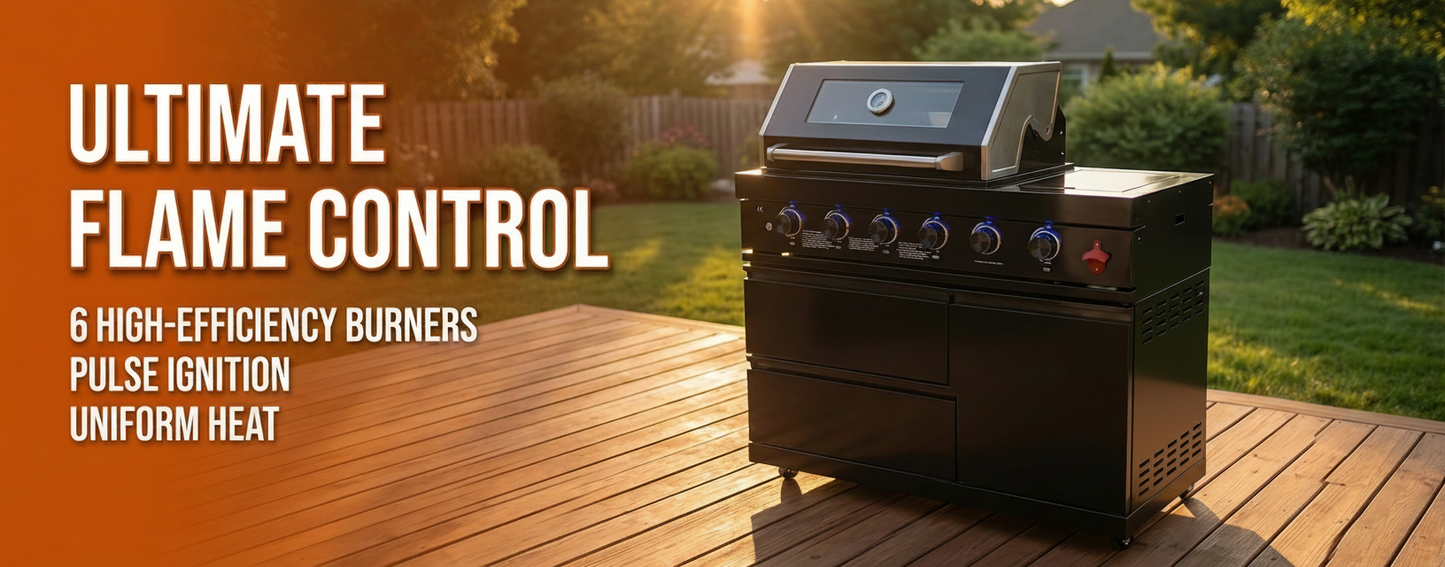 46-Inch Stainless Steel Outdoor BBQ Grill