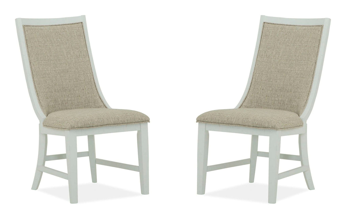 Heron Cove - Upholstered Host Side Chair (Set of 2) - Chalk White