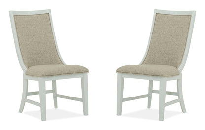 Heron Cove - Upholstered Host Side Chair (Set of 2) - Chalk White