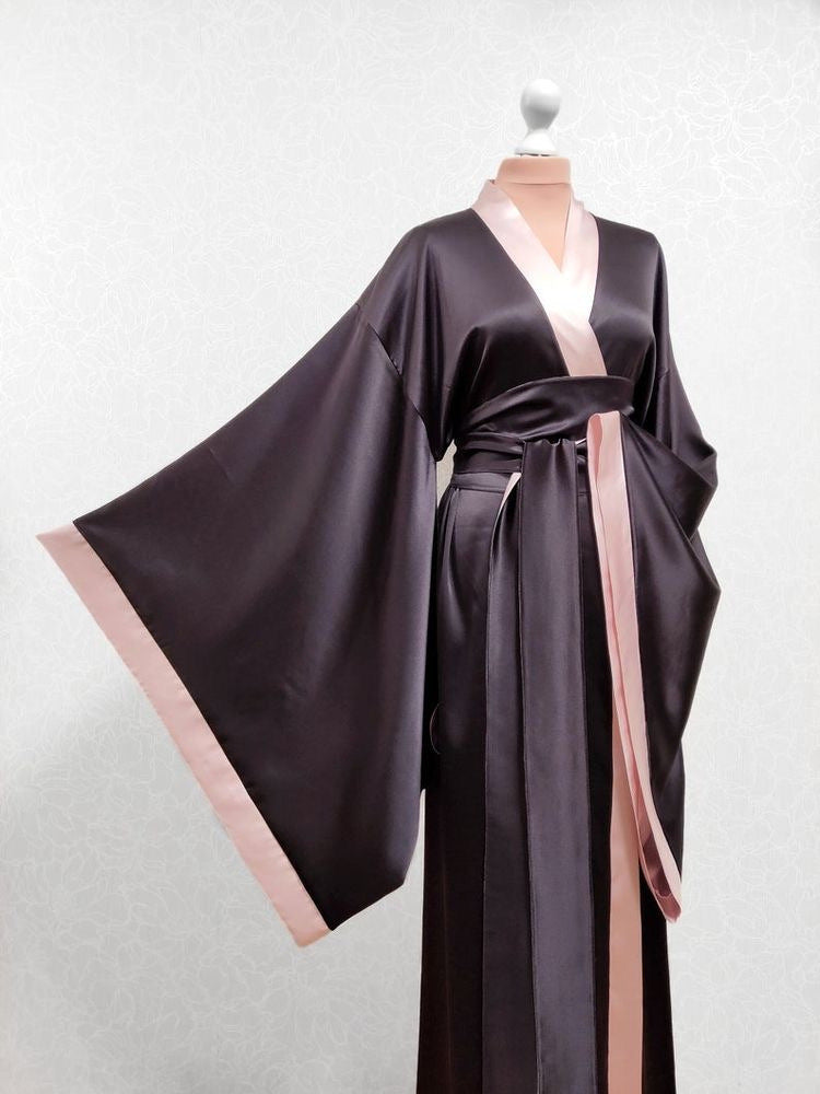 Women's Casual Wide Sleeve Plus Size Cardigan Robe