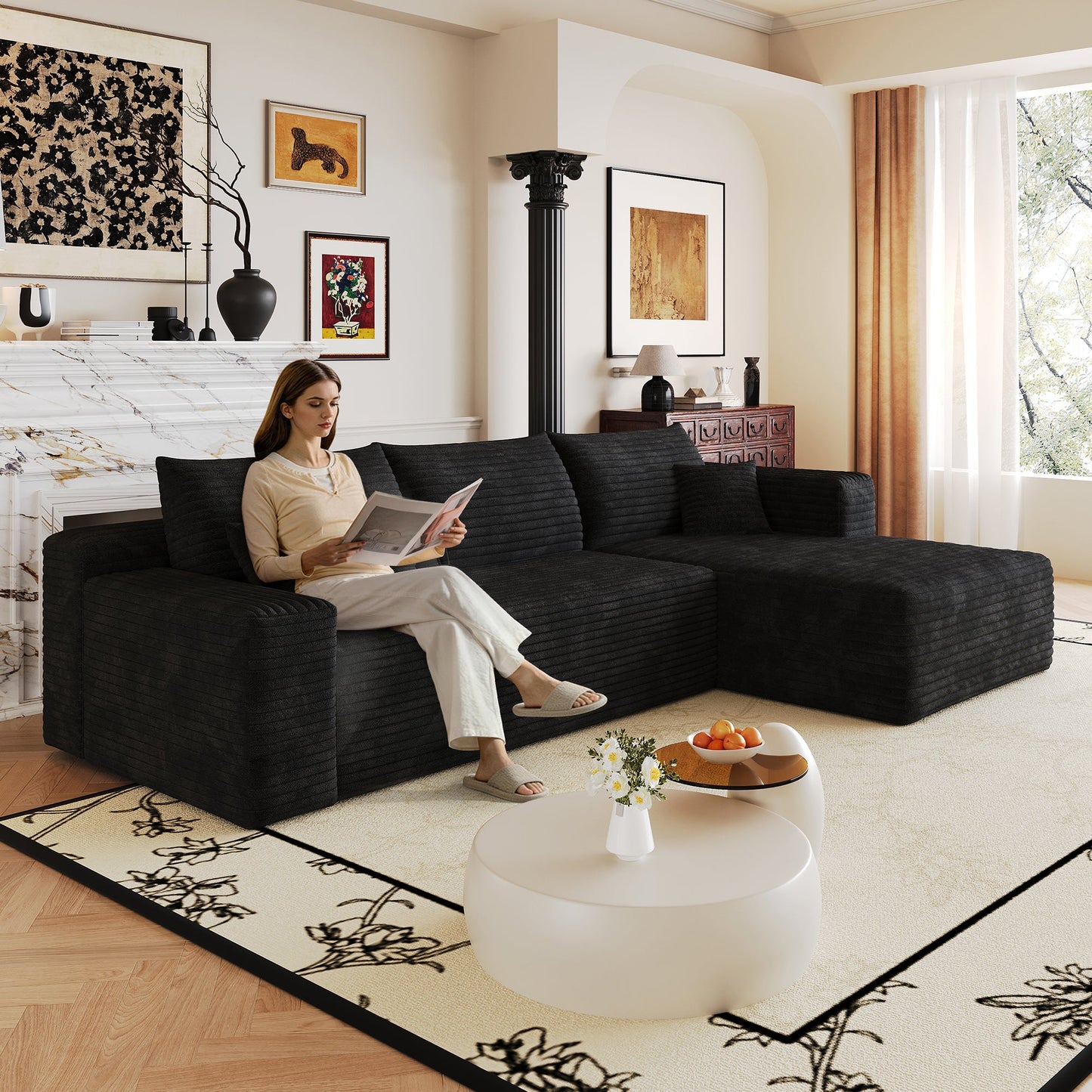 Modern Minimalist Cloud Sectional Sofa