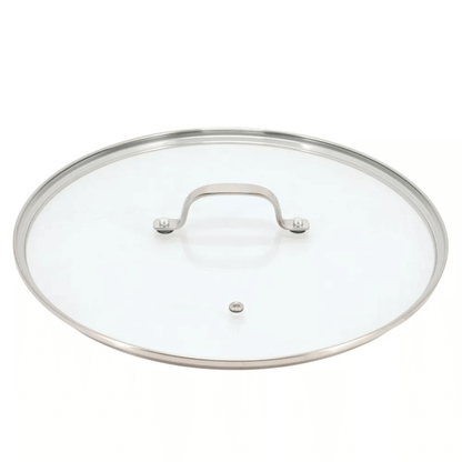 Better Chef 12.5-Inch 3-Ply Stainless Steel Nonstick Wok with Lid