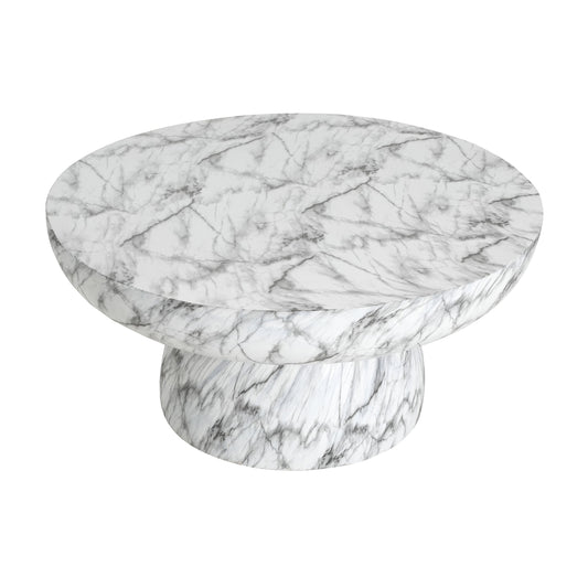 MGO Faux Marble Coffee Table for Indoor and Outdoor Use
