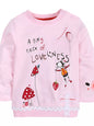 Children's Round Neck Top and Jeans Set