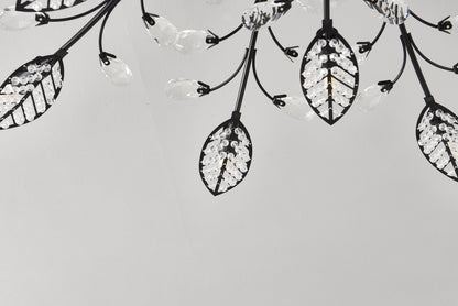 15-Light Chandelier Crystal Ceiling Lamp