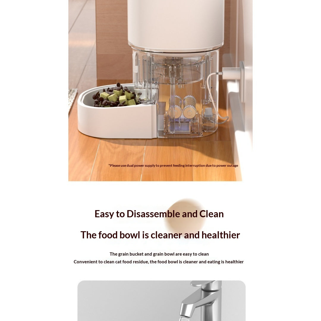 WiFi Smart Pet Feeder With App Control & Scheduled Feeding