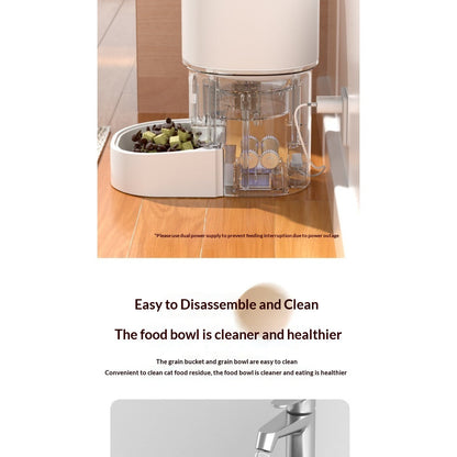 WiFi Smart Pet Feeder With App Control & Scheduled Feeding