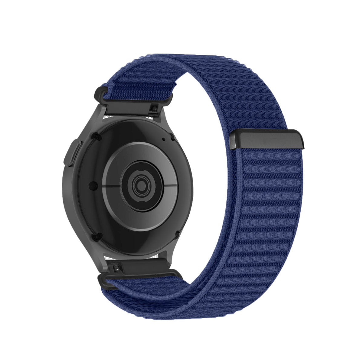 Nylon Braided Watch Strap With A Rugged Mountain-inspired Pattern