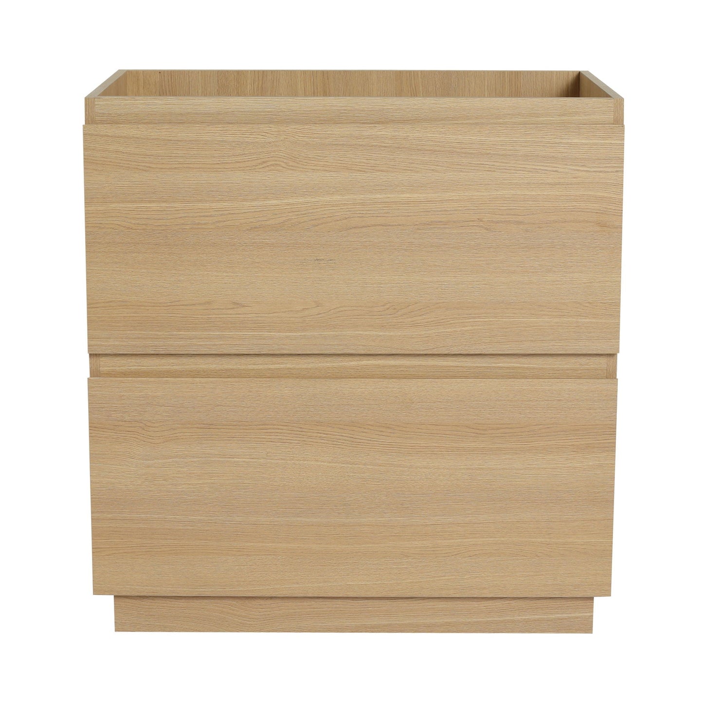 Modern Freestanding Bathroom Vanity Cabinet With Double Drawer